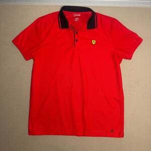 Scuderia Ferrari Speed Dry Men's Red Polo Shirt